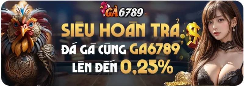 Nền tảng cung cấp ưu đãi siêu hoàn trả đá gà lên đến 0.25%